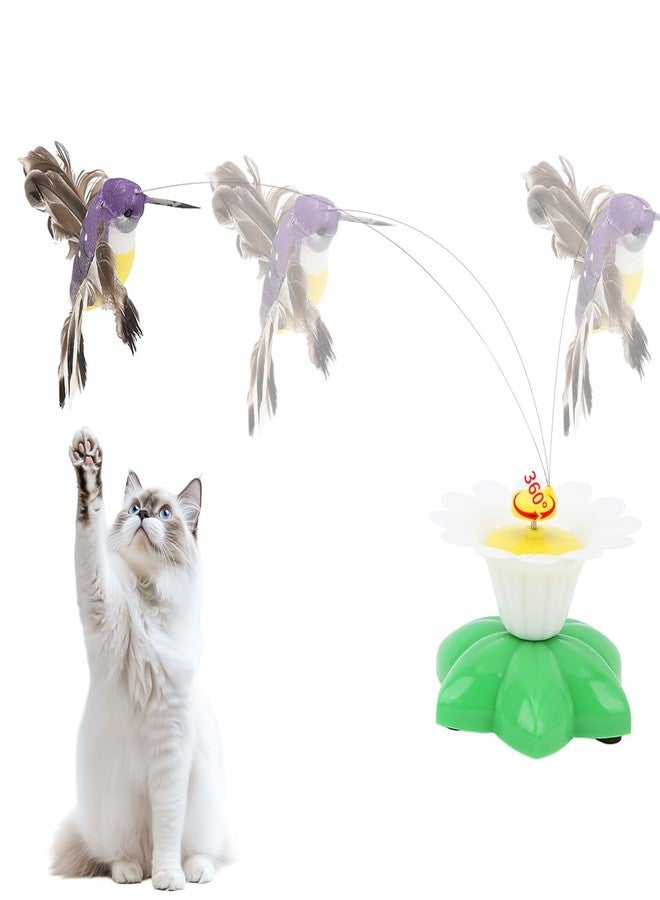 Glomora Flying Bird Cat Toy, Flying Bird Cat Toys for Indoor Cats with A Fastening Tape, 360 Degree Rotatable for All Breeds Cat - Image 1
